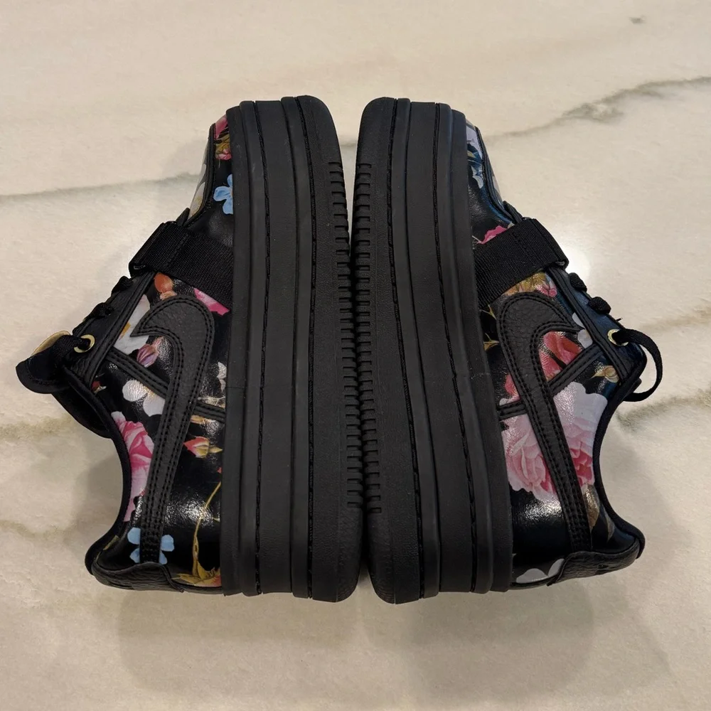 Nike Vandal 2K LX Sneakers Women’s Size 7.5 Black Dark Floral Platform - Picture 8 of 14